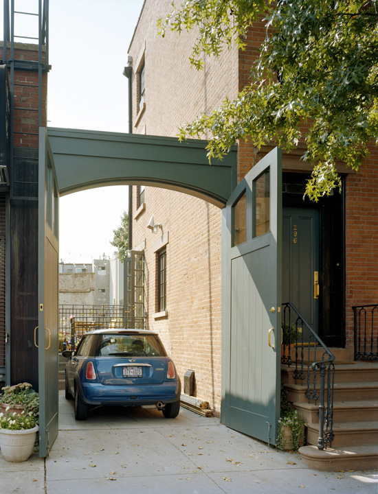 Townhouse and Yard, Carroll Gardens, Brooklyn, NY