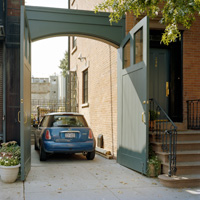 Townhouse and Yard, Carroll Gardens, Brooklyn, NY